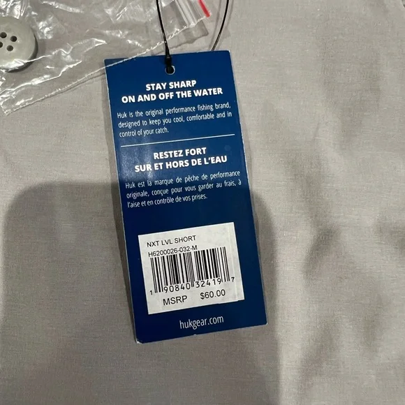 Huk Gray Performance Shorts - Picture 2 of 4